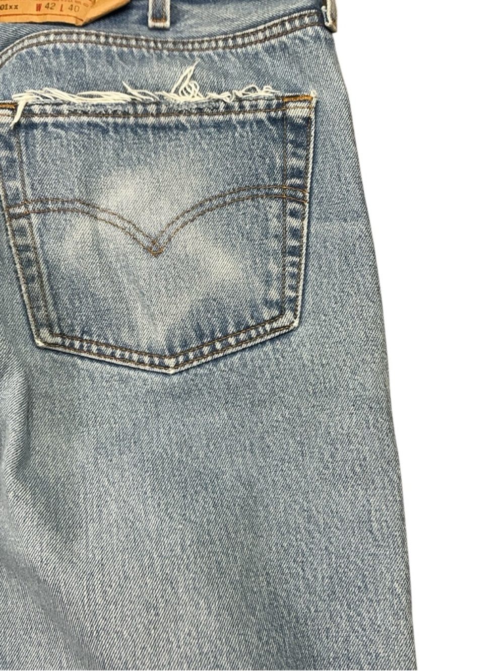 Vintage Levi’s 501XX 90s straight leg jeans USA made - Picture 7 of 10